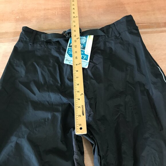 Frog Toggs Toadskinz Reflective Pants Men L Black Zip Pockets Waterproof Hunting - Picture 11 of 14